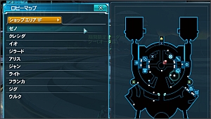 N�L�[�Ń}�b�v��NPC�̈ʒu��\��