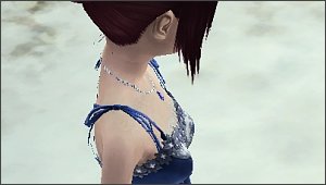 エアリーサマードレスの胸元