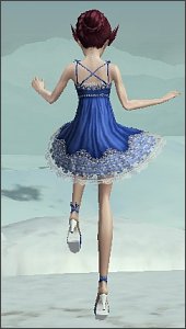 エアリーサマードレスでジャンプ